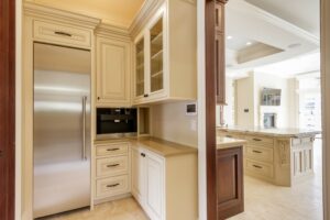 Custom Built Butler's Pantry for Custom Built Homes in Cupertino